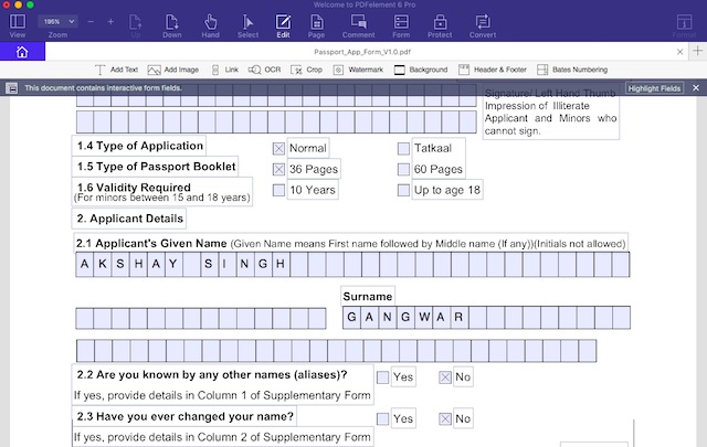How to Easily Create Fillable PDF Forms on Your Mac with PDFelement 6