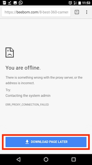 How to View Webpages Offline in Chrome on Android