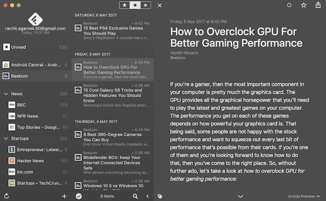 6 Best RSS Feed Readers For Mac You Can Use