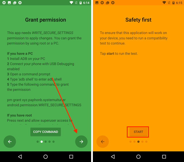 Come impostare le icone della barra di navigazione personalizzate in Android (senza root)