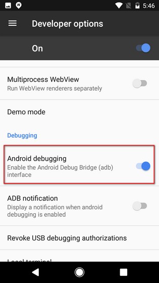 Debug Android