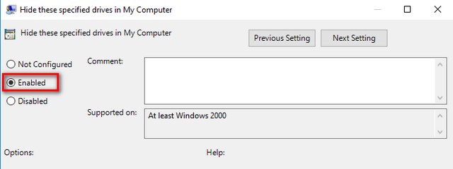 Change Configuration Group Policy