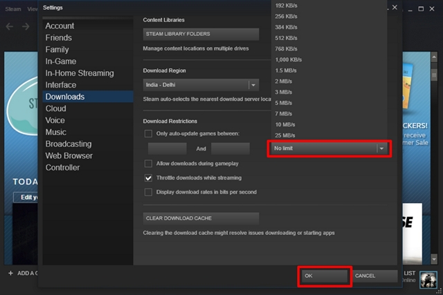 How To Boost Steam Download Speeds! #Shorts 