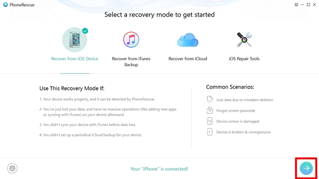 PhoneRescue for iOS instal the new for mac