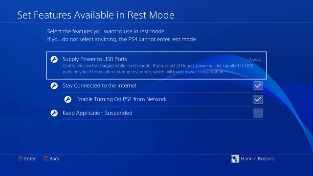 Rest Mode Features