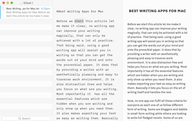 best apps for writers mac