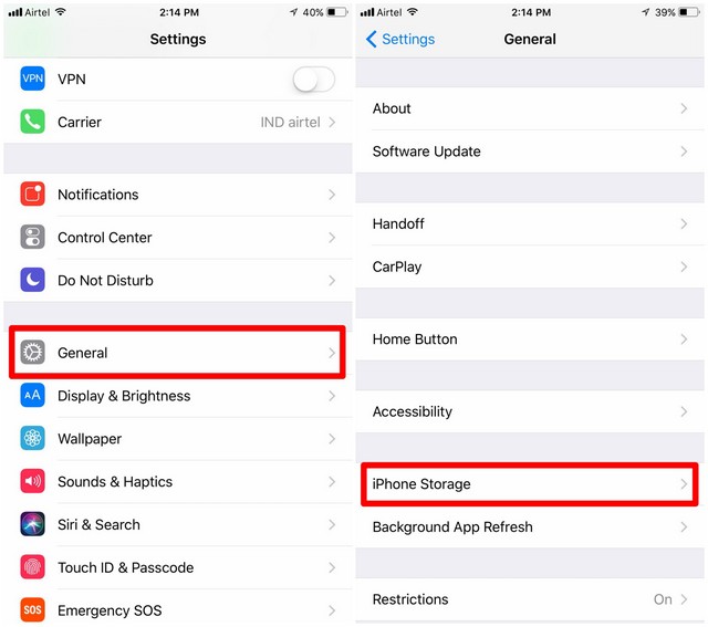 How to Offload Apps in iOS 11 to Free Storage