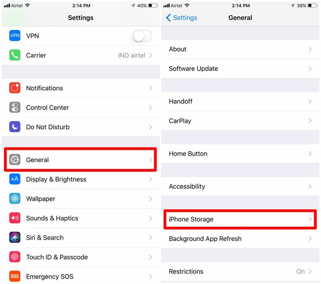 Como descarregar aplicativos no iOS 11 para armazenamento gratuito