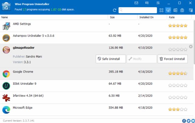 Wise Program Uninstaller 3.1.3.255 download the new for mac
