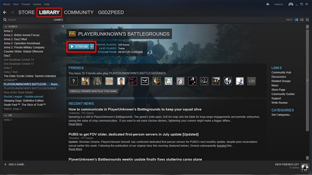 Como usar o Streaming In-Home do Steam para fazer streaming de jogos