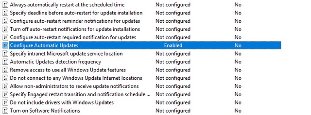 Configure Automatic Updates