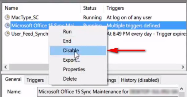 how to disable microsoft click to run