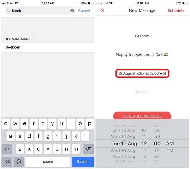 How to Schedule Text Messages on iPhone | Beebom