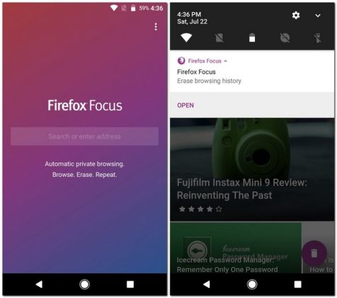 firefox focus stealth