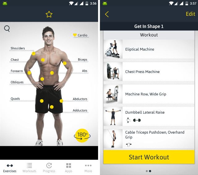 Best workout app android hot sale