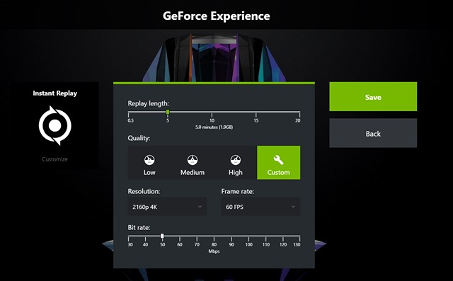 Como configurar o Instant Replay na NVIDIA GeForce Experience