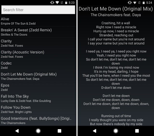 Musixmatch: lyrics finder - Apps on Google Play