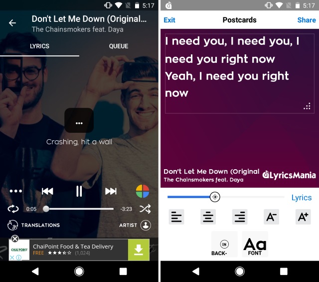 Musixmatch: lyrics finder - Apps on Google Play