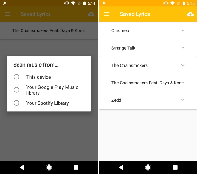 Musixmatch: lyrics finder - Apps on Google Play