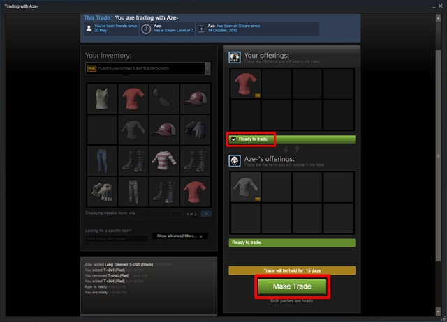 How to Trade Items With Your Friends on Steam