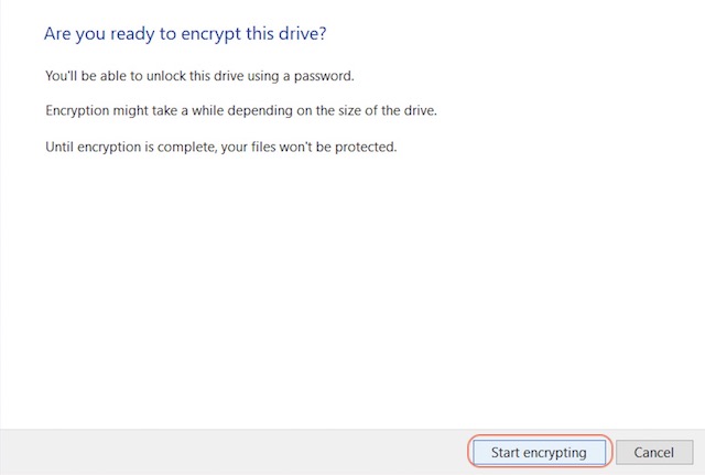 Start Encrypting