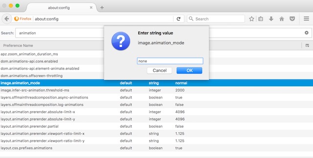 firefox stop animated gifs