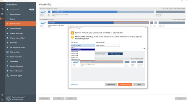 paragon partition manager 5