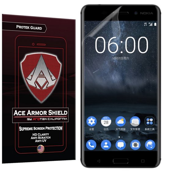 Ace Armor Shield ProTek Guard Screen Protector for the Nokia 6