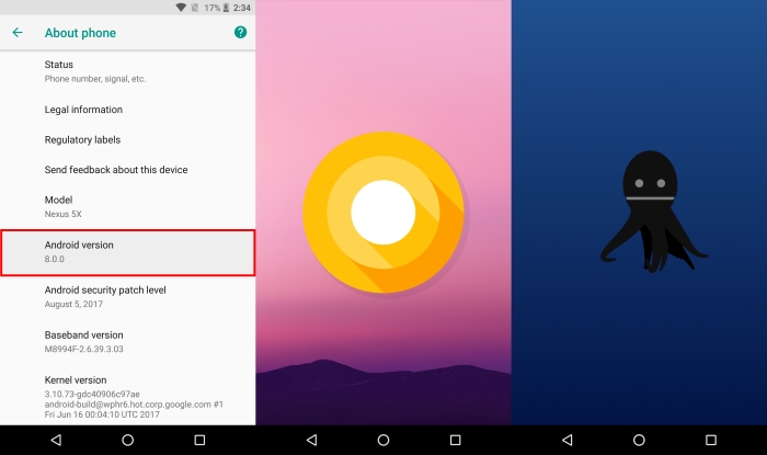 Android Oreo Easter Egg