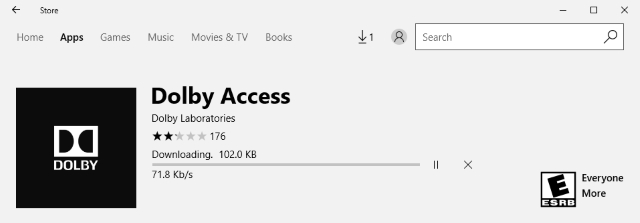 Download de Dolby Access