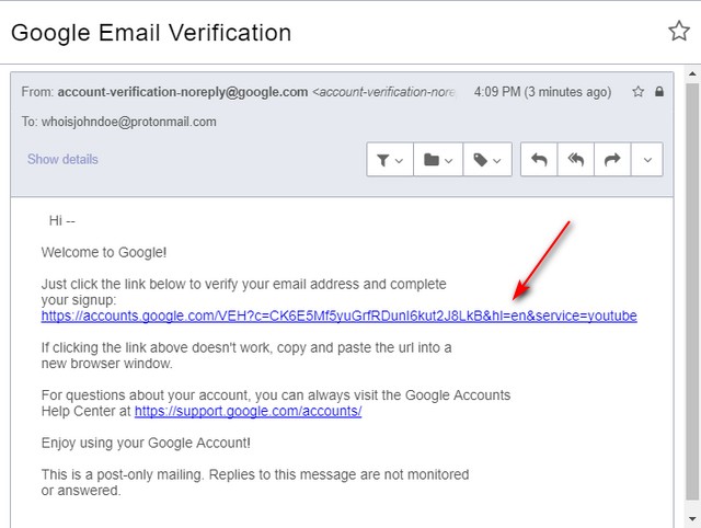 E-Mail-Verifizierung