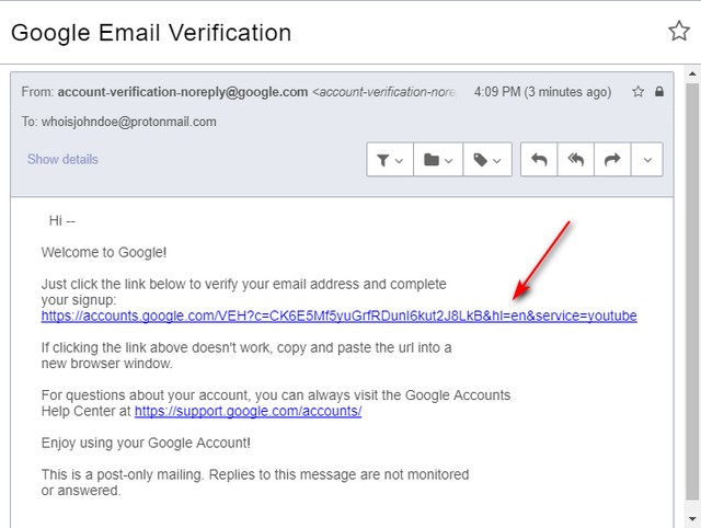 Email Verification