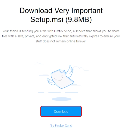 Firefox Send File Download