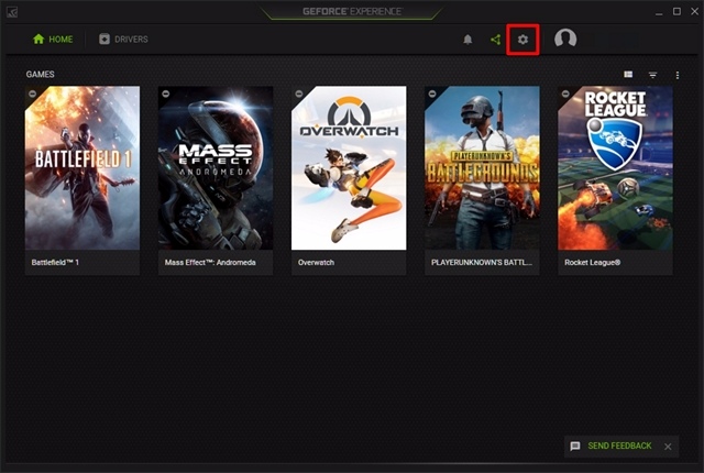 GeForce Experience Settings