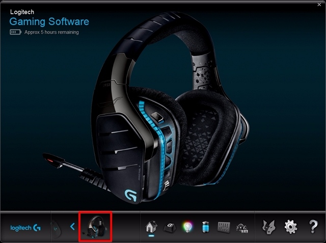 Logitech g933 discount no surround sound