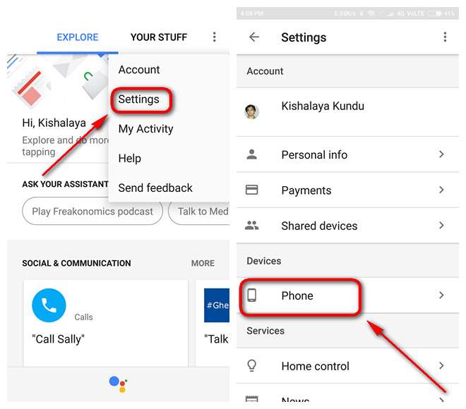 how to remove voice assistant on android