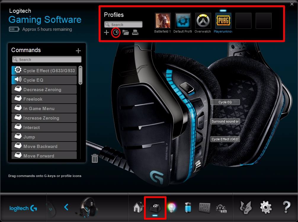 Logitech g933 surround discount sound not working