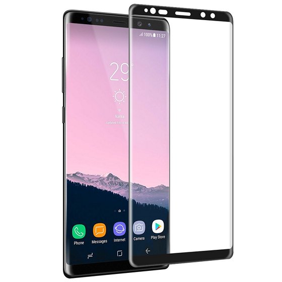 Olycism Full Coverage Tempered Glass Screen Protector For Galaxy Note 8