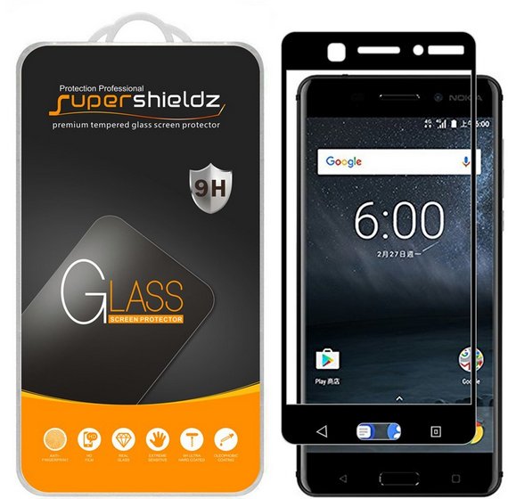 Supershieldz Tempered Glass Screen Protector for Nokia 6
