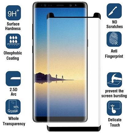 Wellci 3D Curved Screen Protector For Galaxy Note 8