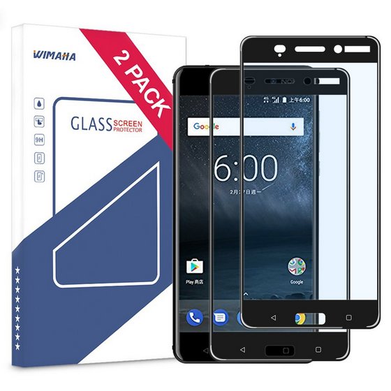 Wimaha Tempered Glass Screen Protector for Nokia 6