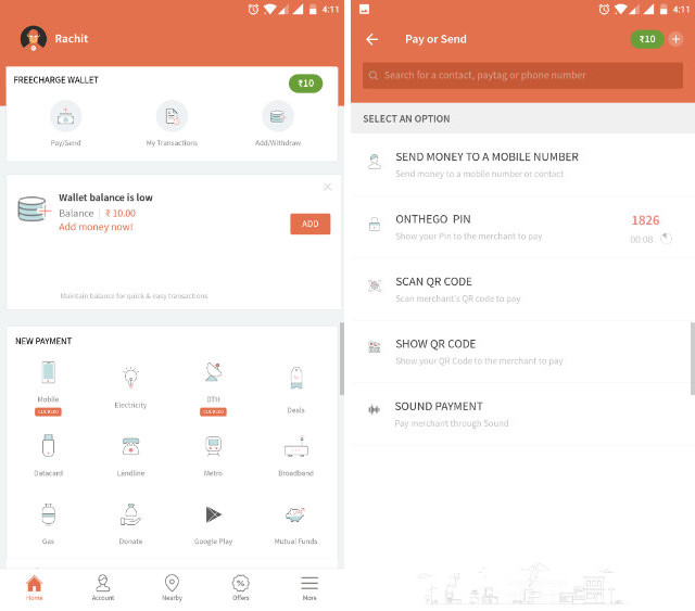 freecharge