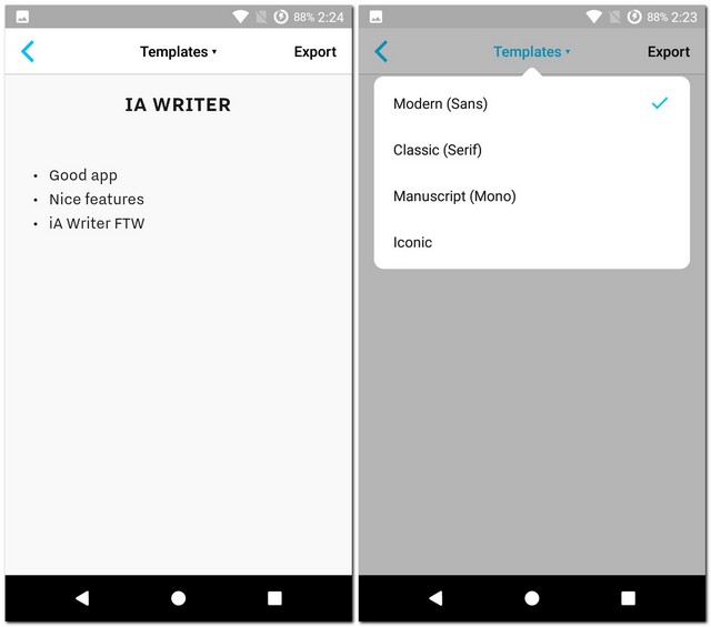 ia writer templates medium