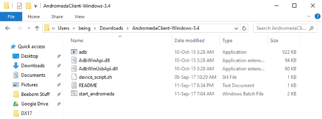 Andromeda Client Extracted