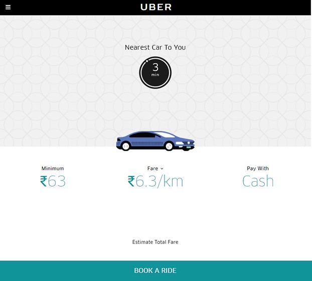 Book Uber Web