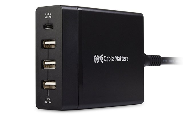 Cable Matters 72W 4-Port USB-C Charger