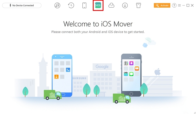 Click on iOS Mover icon