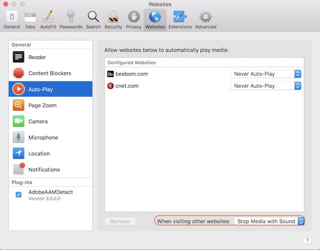 Enable Auto-Play Video Blocking in Safari (All Websites) 2