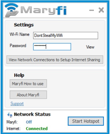 MyPublicWiFi - Virtual Access Point, Turn your PC into a Wi-Fi Hotspot