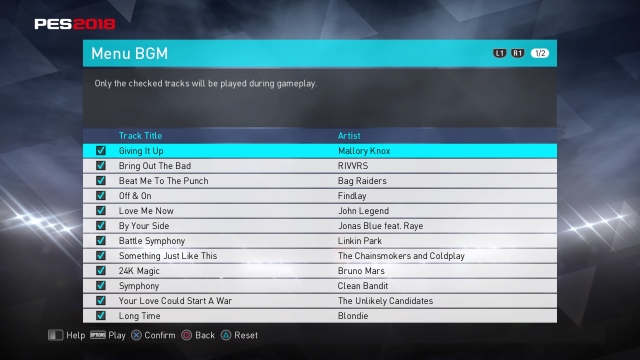 Man Blue (Manchester City) PES 2018 Stats